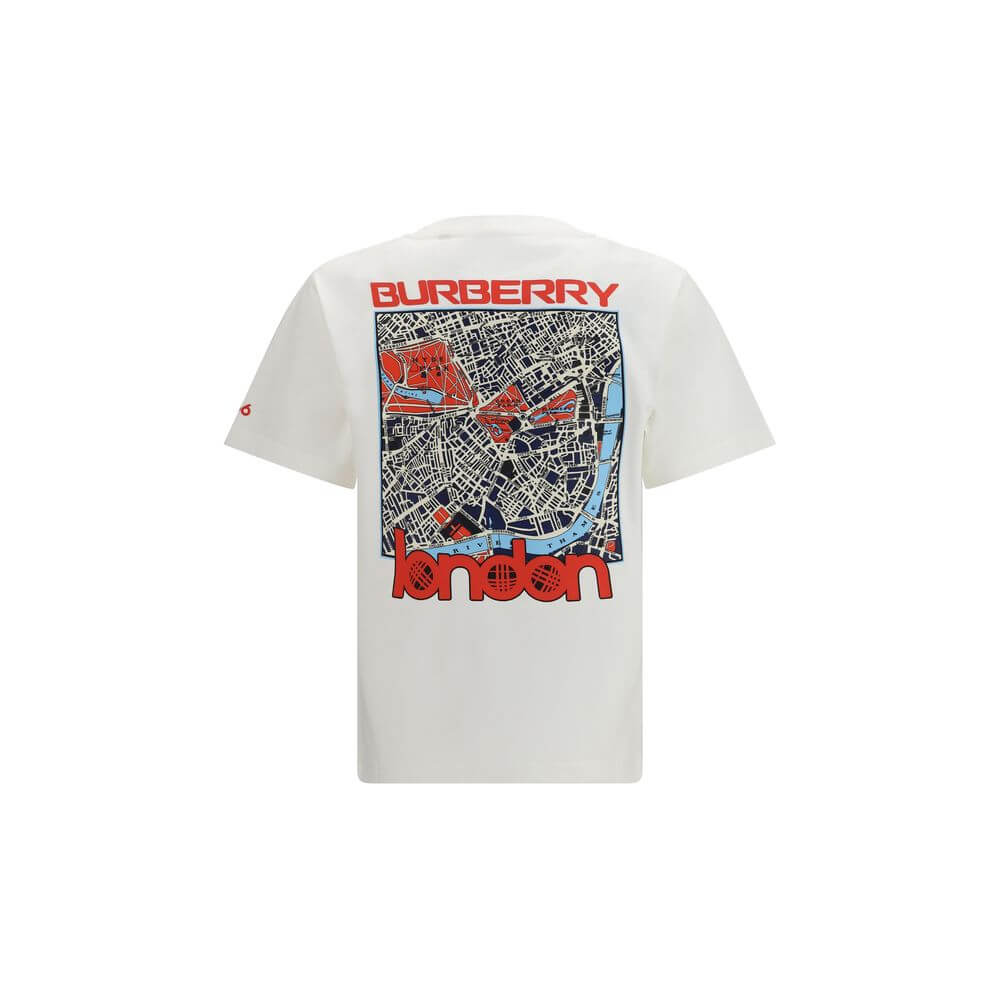 Burberry White Cotton Sportswear