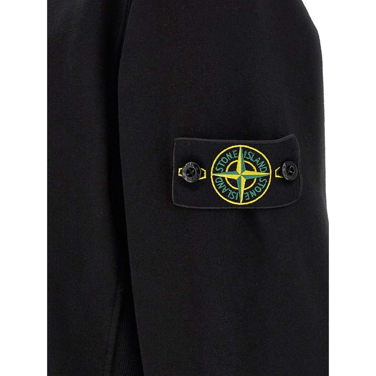 Stone Island Black Cotton Sweatshirt