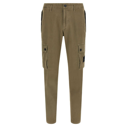 Stone Island Bicolor Cotton Cargo Pants