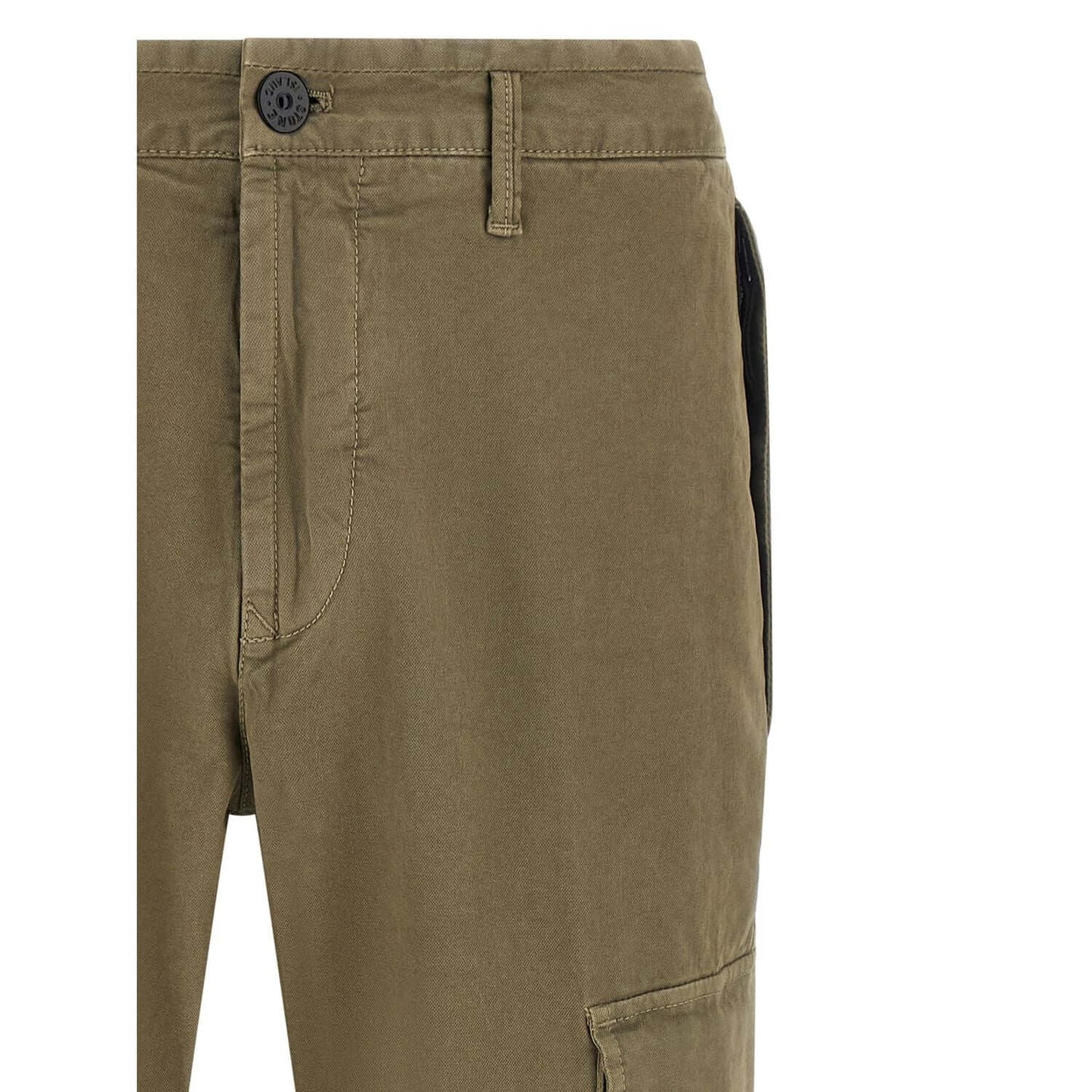 Stone Island Bicolor Cotton Cargo Pants