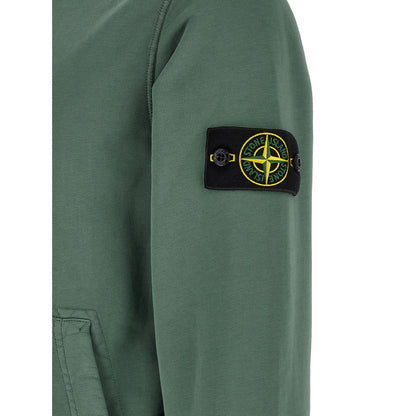 Stone Island Bicolor Cotton Sweatshirt