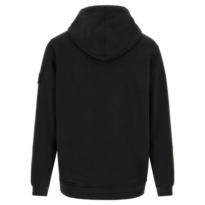 Stone Island Black Cotton Sweatshirt