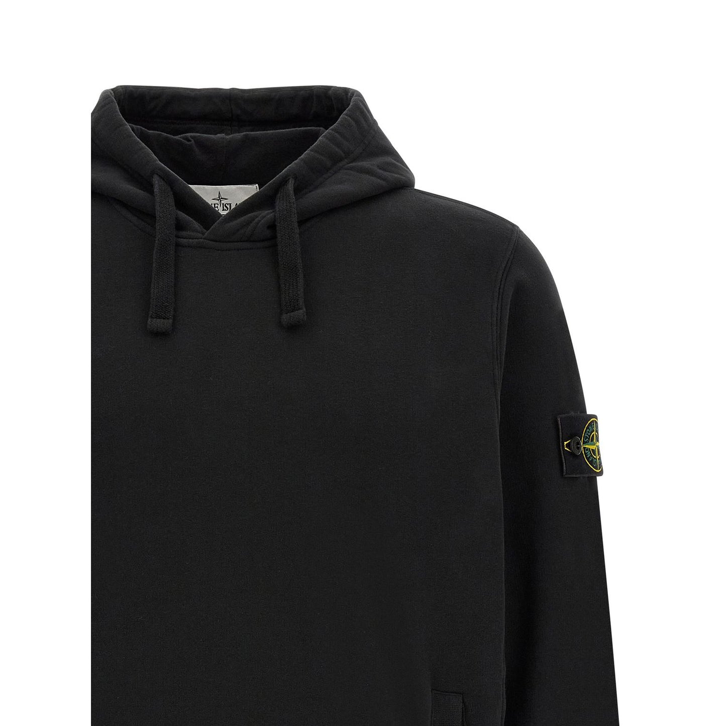 Stone Island Black Cotton Sweatshirt