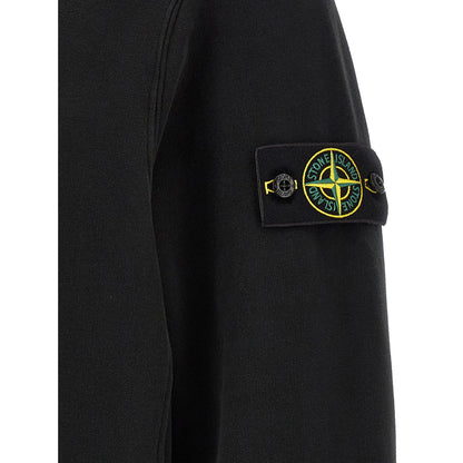 Stone Island Black Cotton Sweatshirt