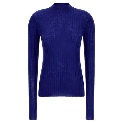PINKO Blue Wool Cardigan