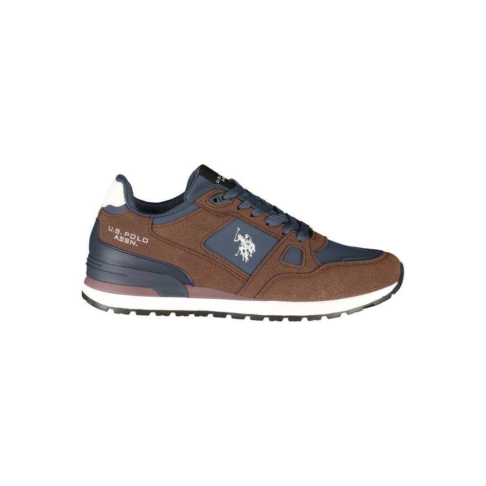 U.S. POLO ASSN. Brown Polyurethane Men's Sneaker