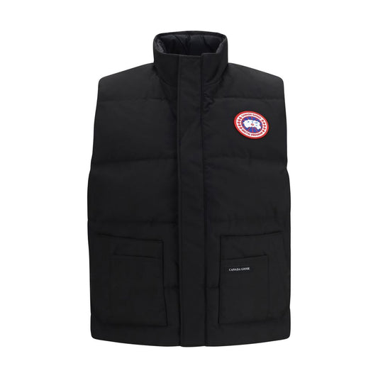 Canada Goose Black Recycled Polyester Sleeveless Jacket