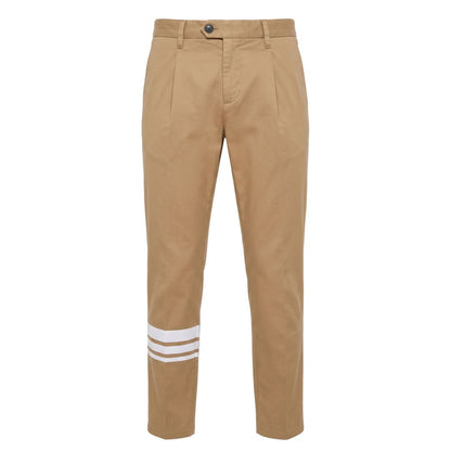 Trussardi Jeans Beige Cotton Men Pants