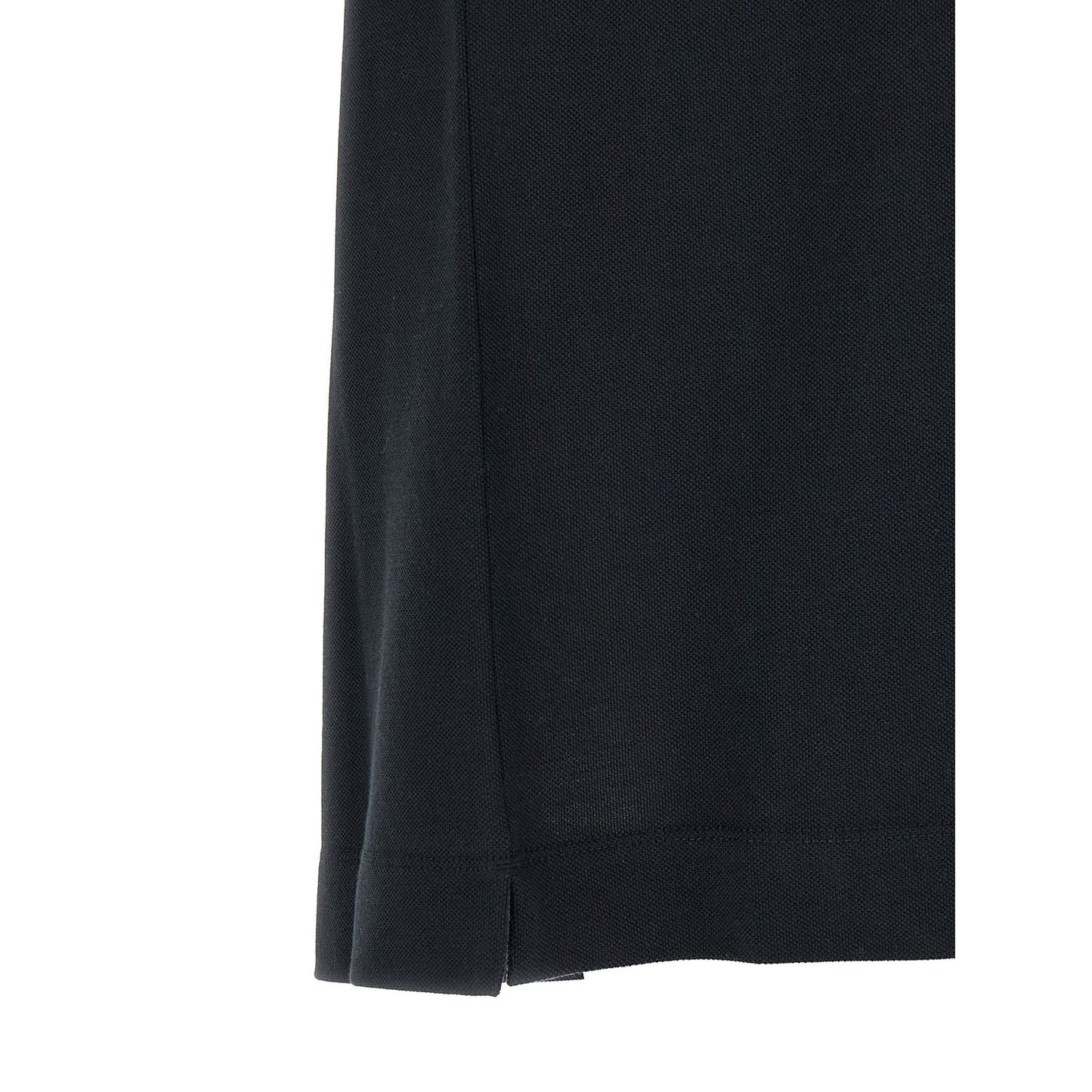 ZEGNA Blue Cotton Polo Shirt