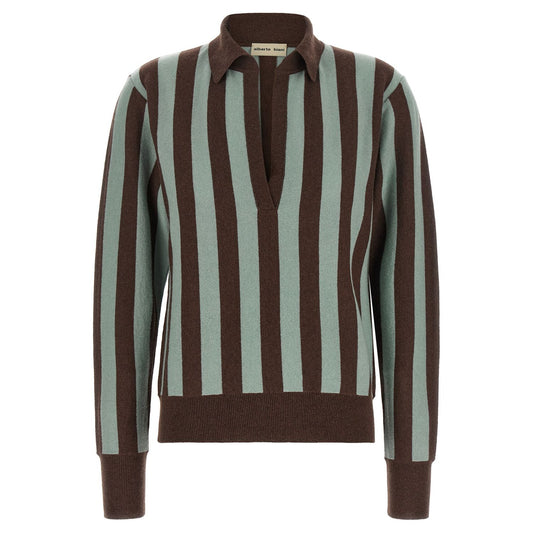 Alberto Biani Multicolor Cashmere Polo Shirt