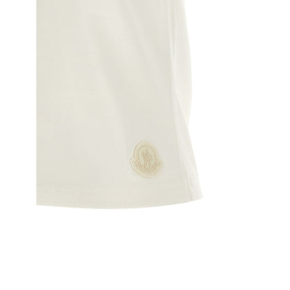 Moncler White Cotton T-Shirt