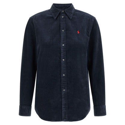 Polo Ralph Lauren Blue Cotton Blouse