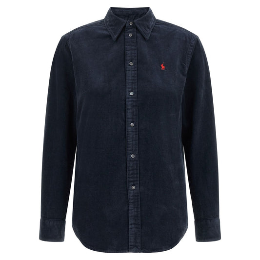Polo Ralph Lauren Blue Cotton Blouse