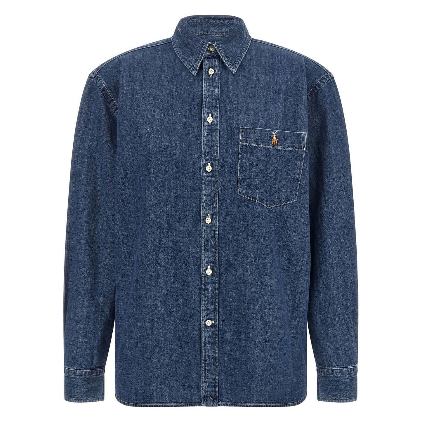 Polo Ralph Lauren Blue Cotton Blouse