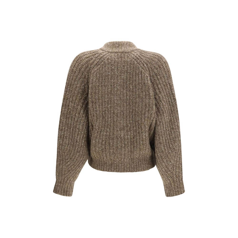 Brunello Cucinelli Brown Cashmere Cardigan