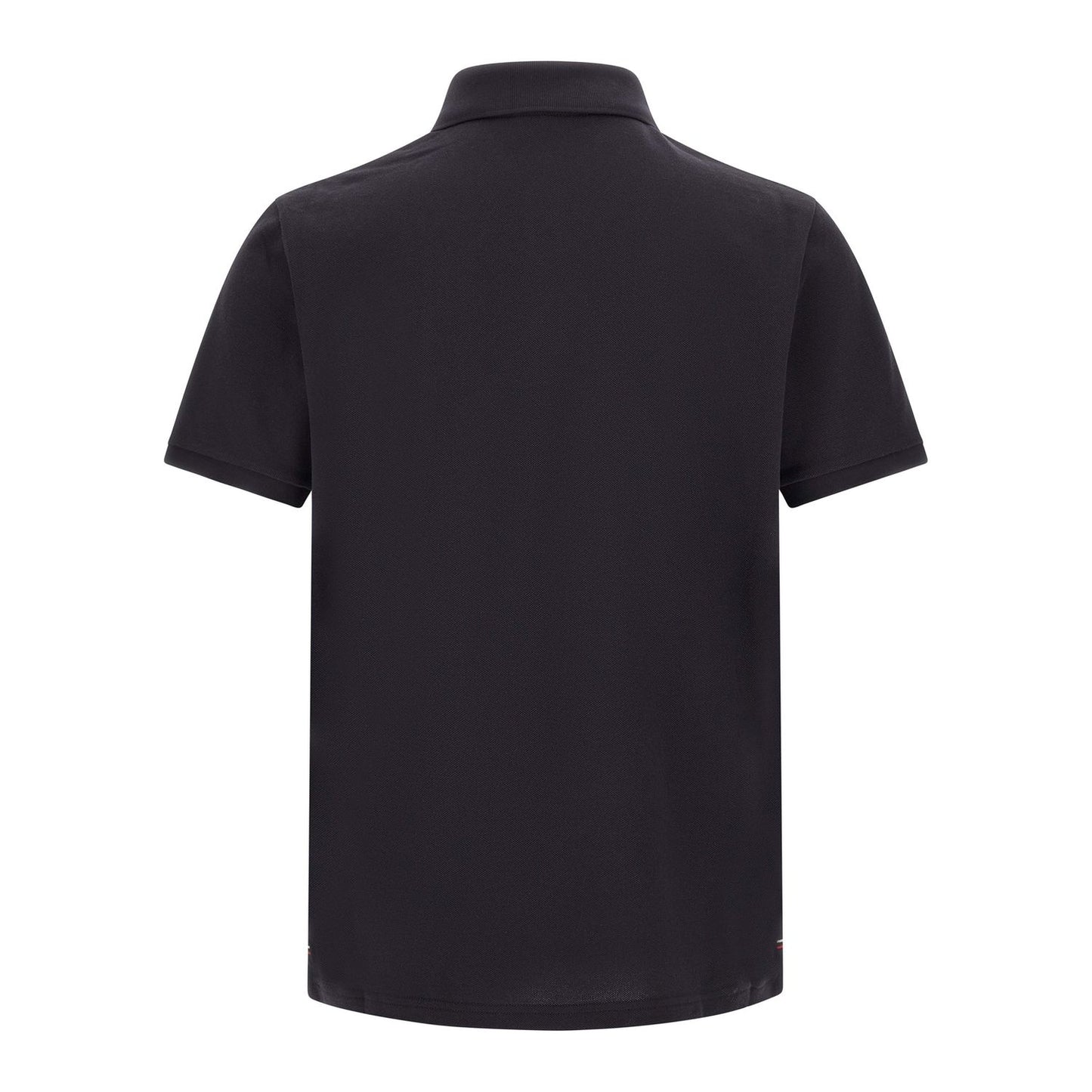Moncler Blue Cotton Polo Shirt