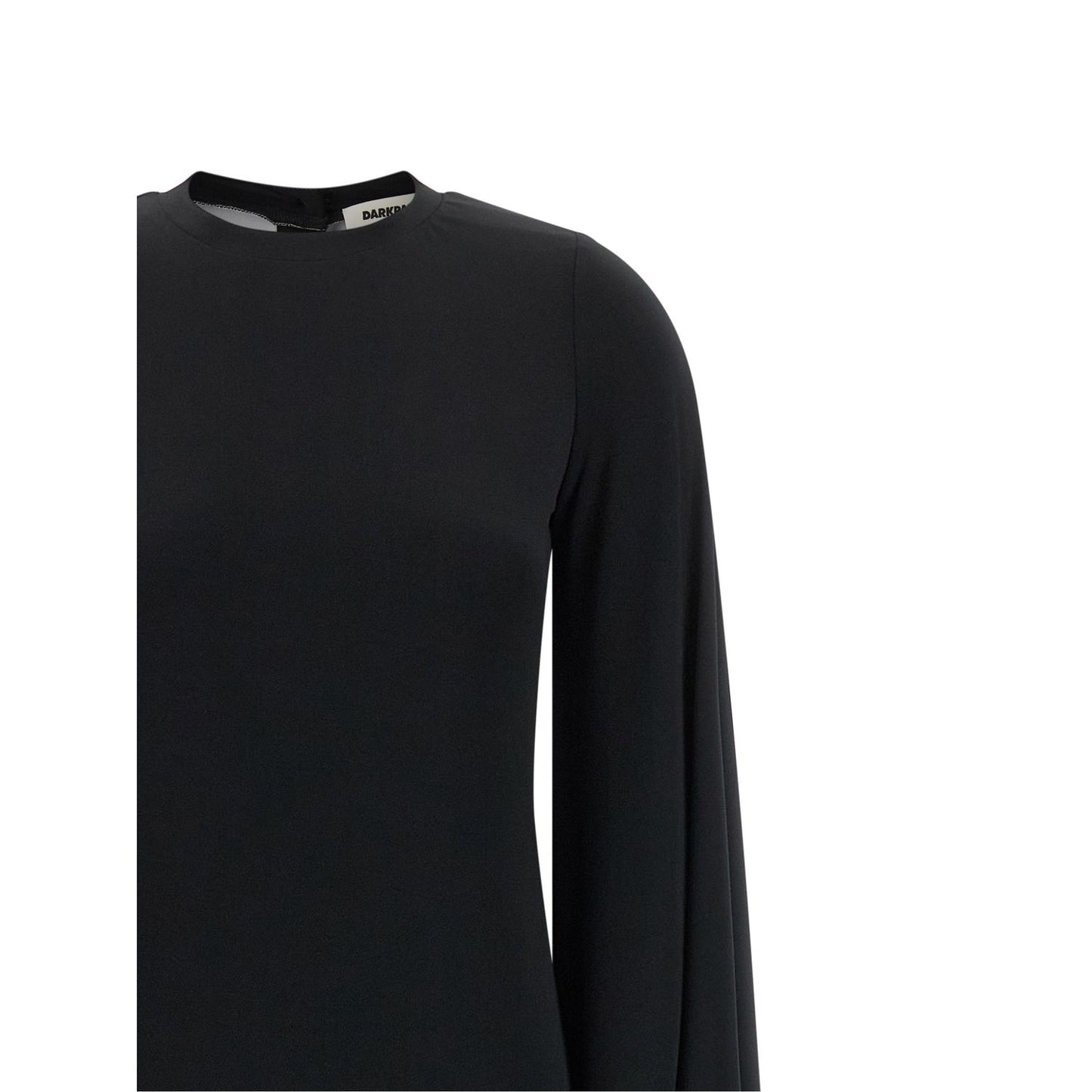Darkpark Black Polyester Long Dress