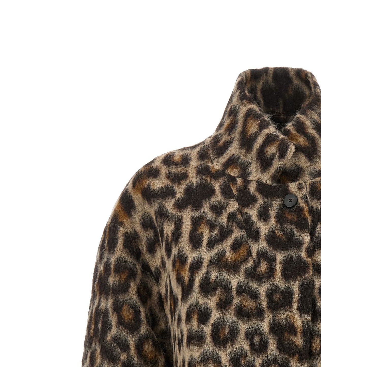 Alberto Biani Beige Wool Coat