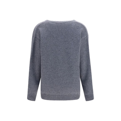 Valentino Garavani Gray Cashmere Sweater