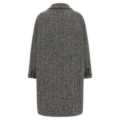 Brunello Cucinelli Gray Virgin Wool Coat