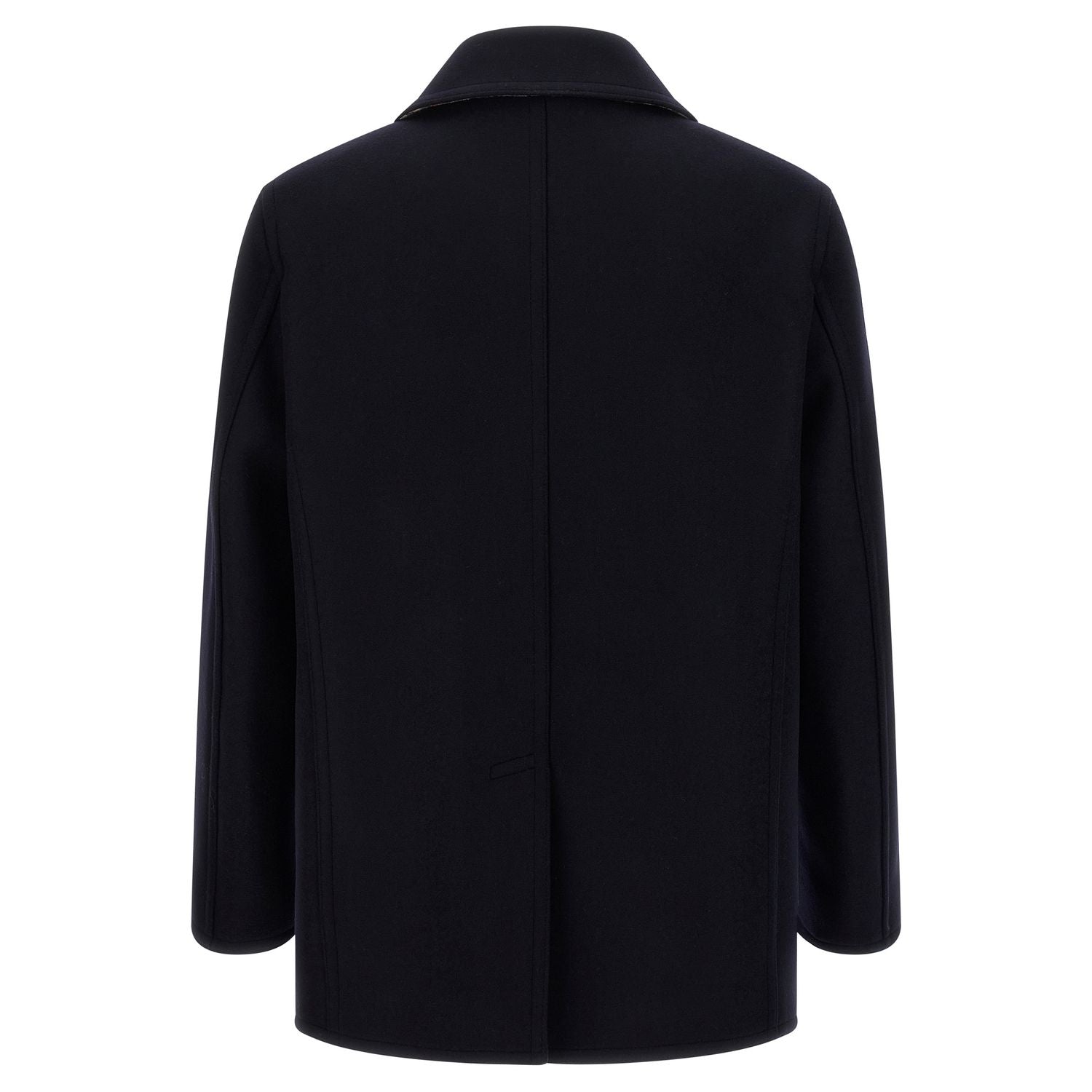 Burberry Blue Wool Coat