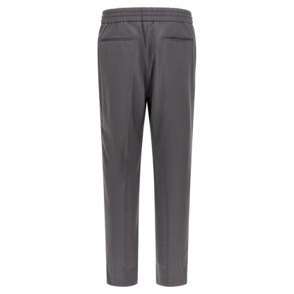 Brioni Gray Wool Casual Pants