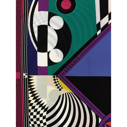 Versace Multicolor Silk Foulard