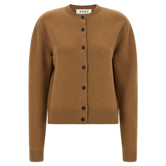 Rohe Brown Wool Cardigan