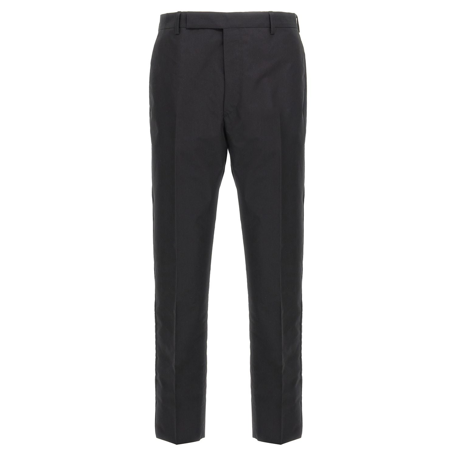 Prada Black Cotton Dress Pants