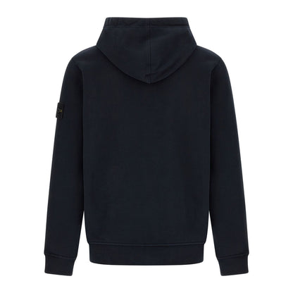 Stone Island Blue Cotton Sweatshirt