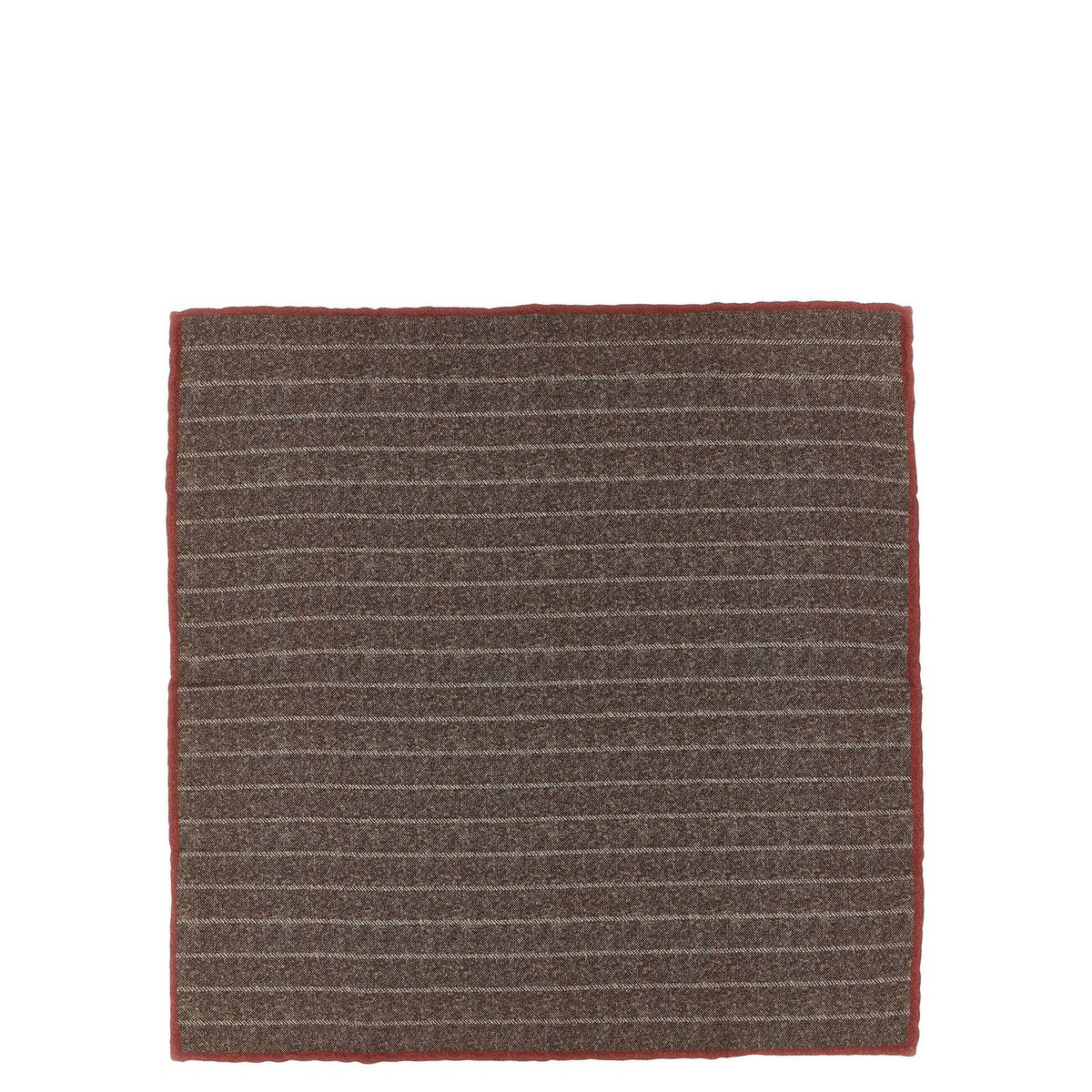 Brunello Cucinelli Brown Silk Scarf