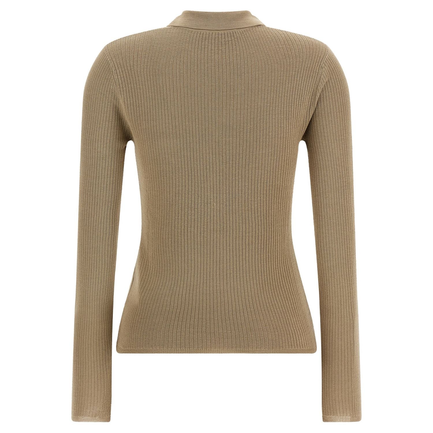 Max Mara Beige Silk Cardigan