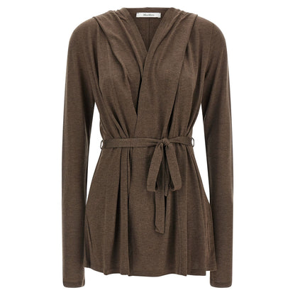 Max Mara Brown Lyocell Cardigan