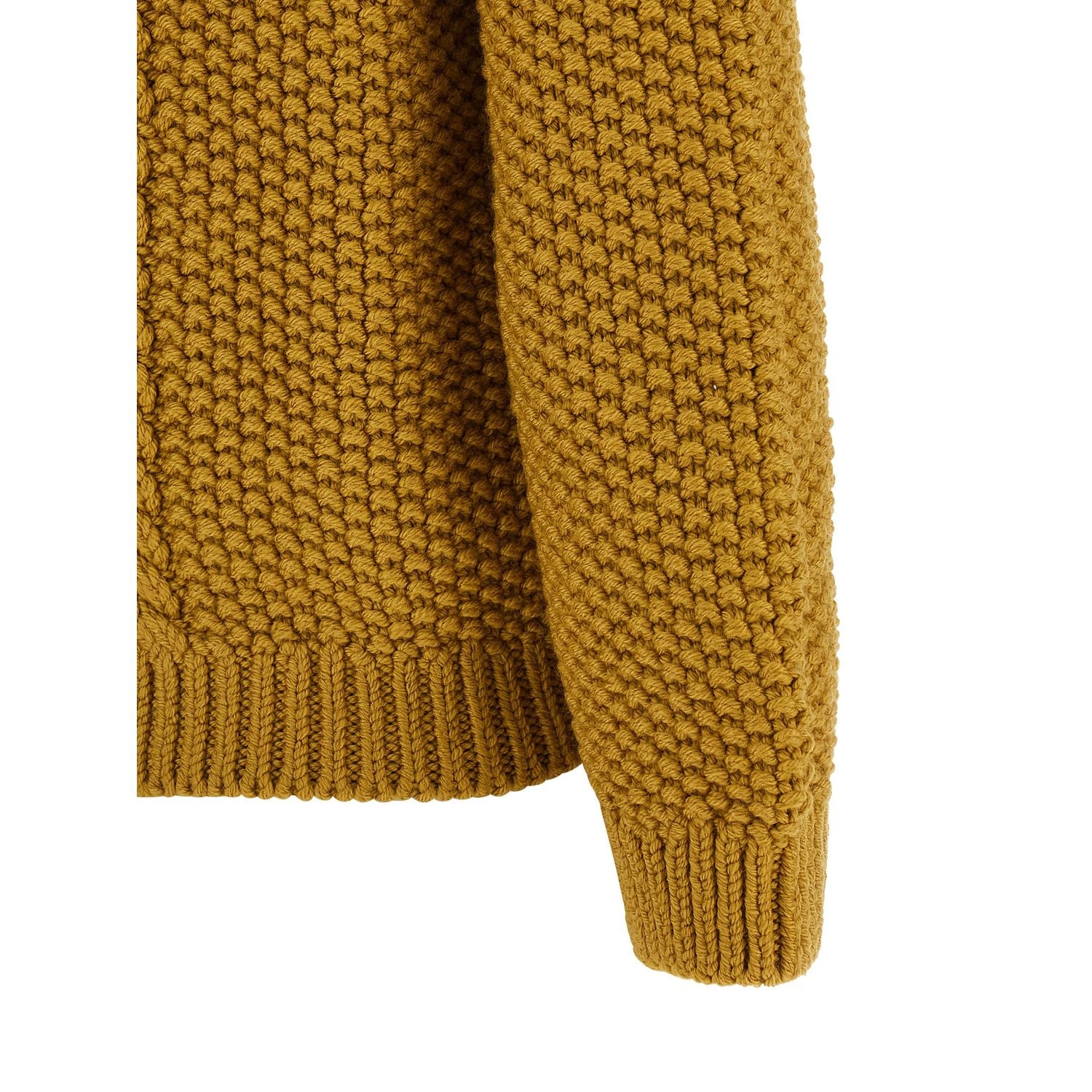 Saint Laurent Bicolor Wool Cardigan