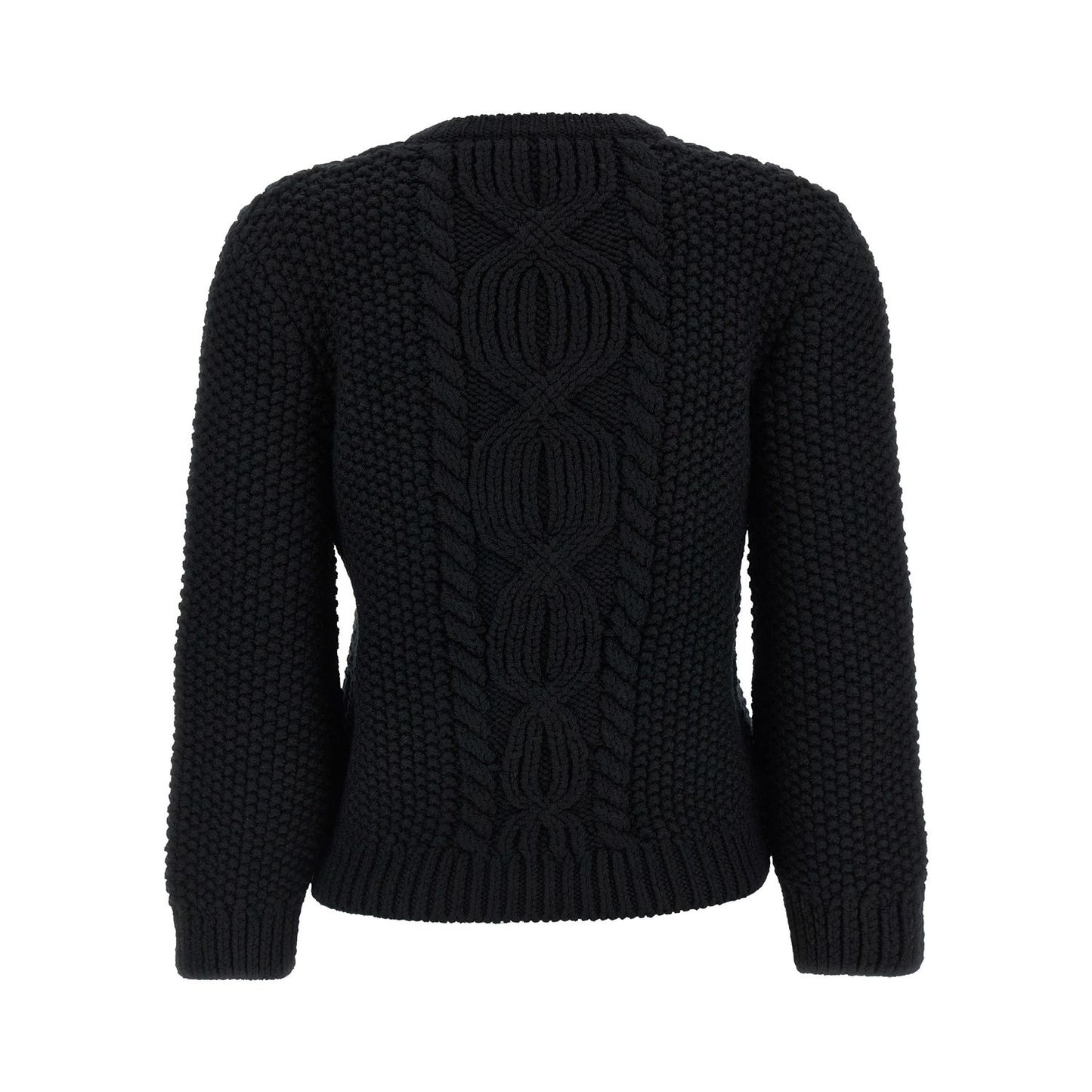Saint Laurent Black Wool Cardigan