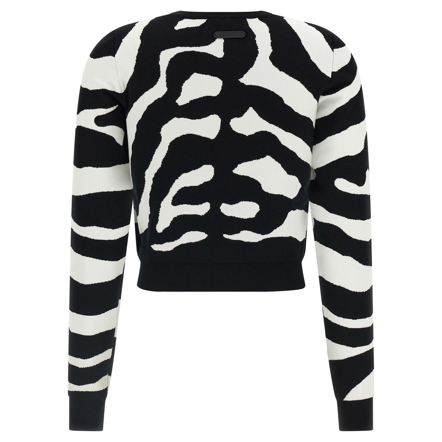 Moschino Black Viscose Cardigan