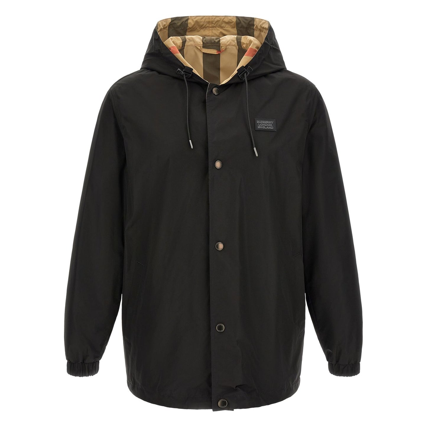 Burberry Black Polyester Coat