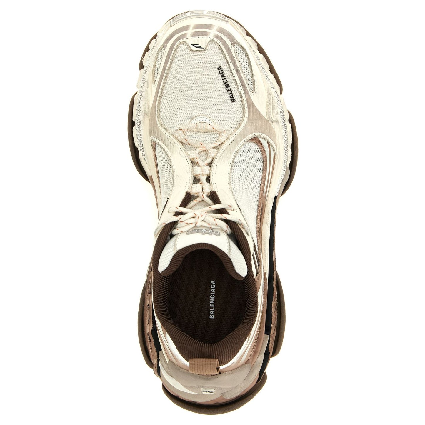 Balenciaga White Polyethylene Athletic Sneakers