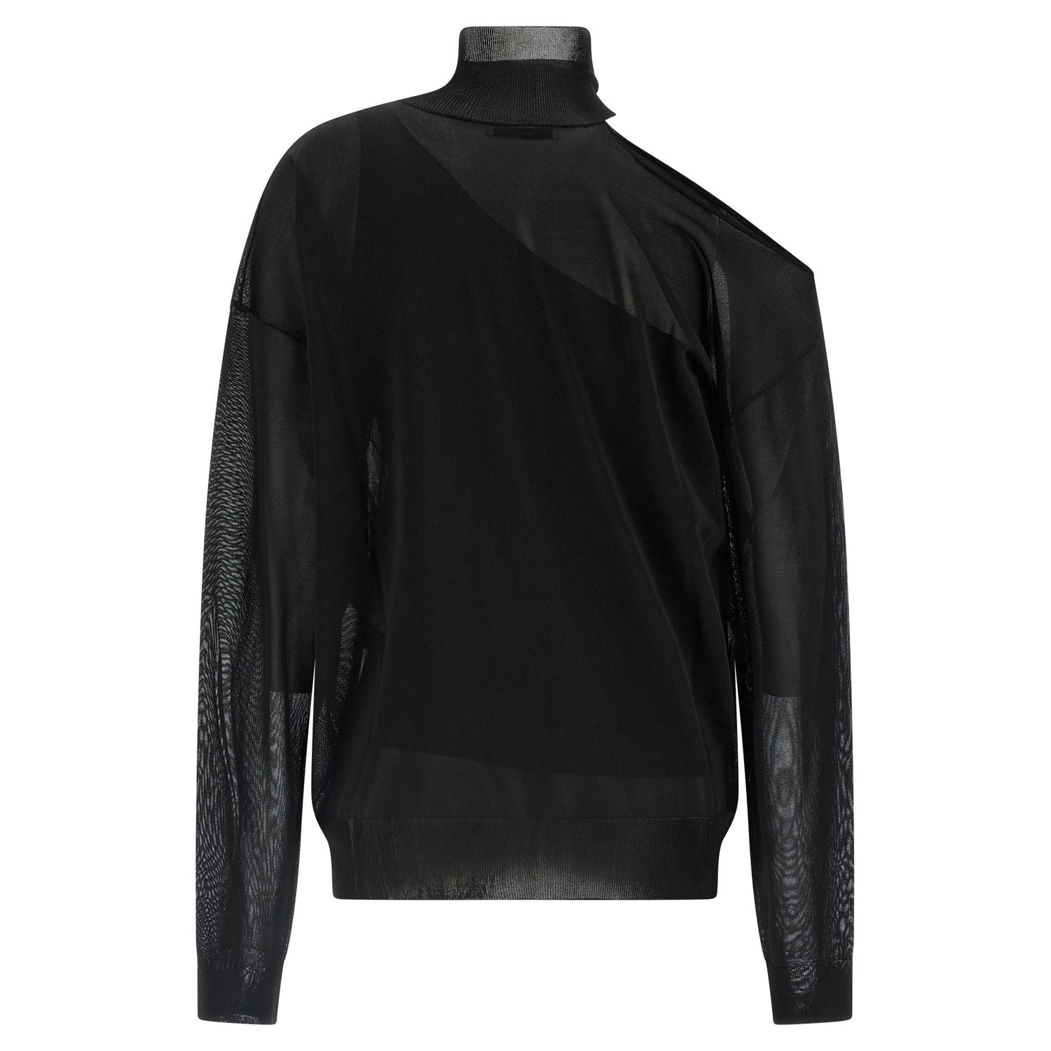 Fendi Black Viscose Cardigan