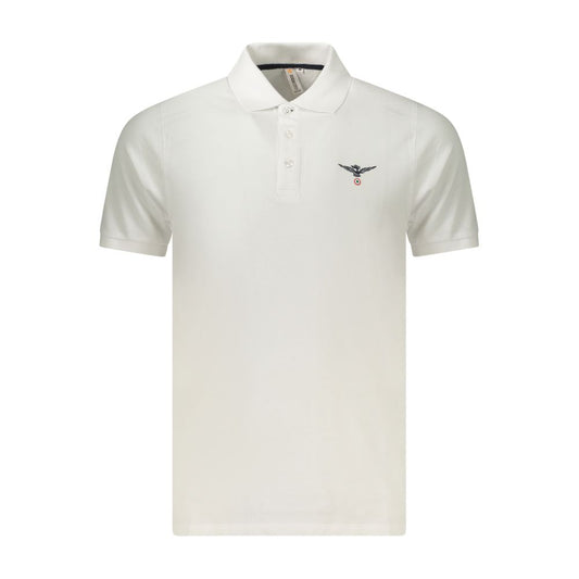 Accademia Militare Bianco Cotton Men's Polo