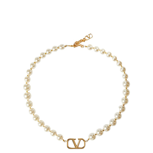 Valentino Garavani Gold Metal Necklace