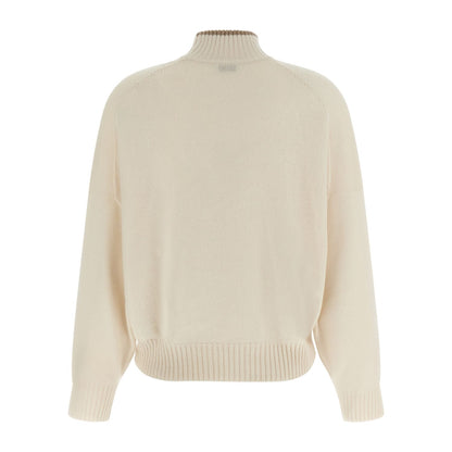 Brunello Cucinelli Beige Cashmere Cardigan