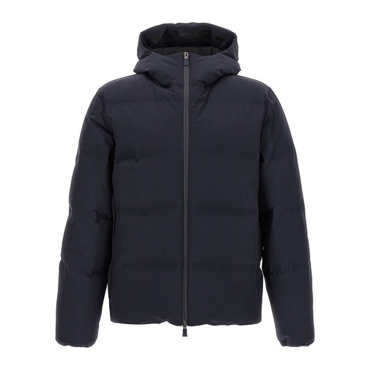 Herno Blue Polyamide Full-Length Jacket