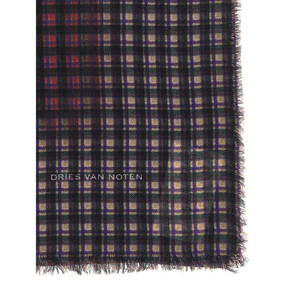Dries Van Noten Multicolor Wool Scarf