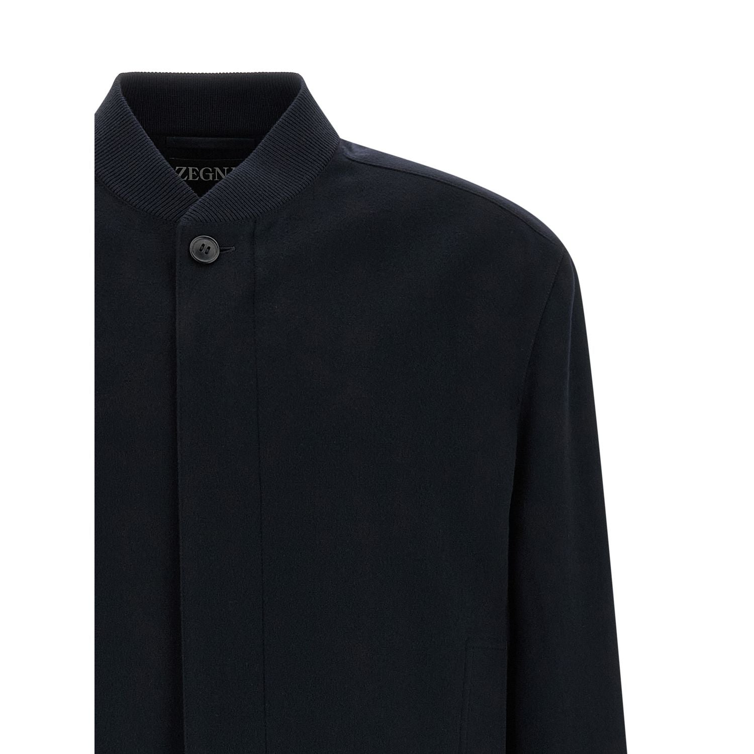 ZEGNA Blue Cashmere Bomber