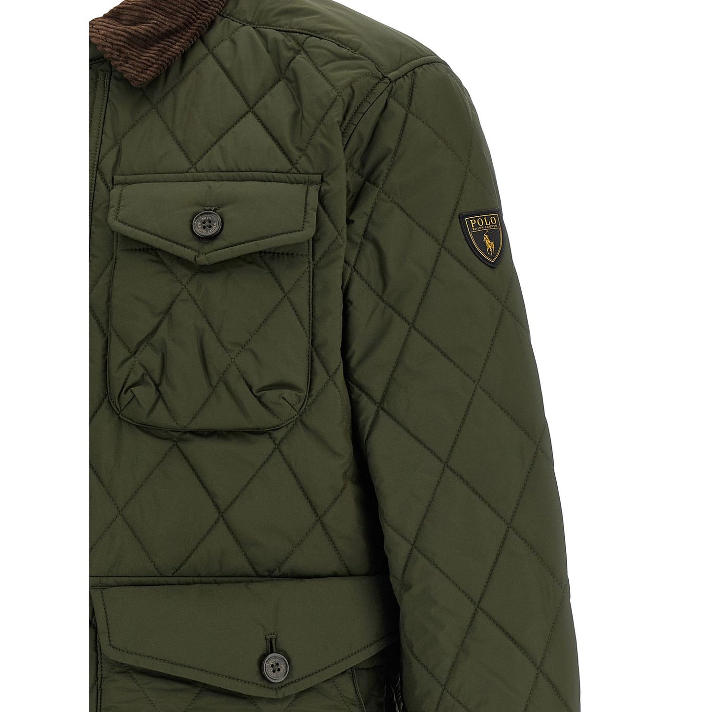 Polo Ralph Lauren Bicolor Polyester Full-Length Jacket