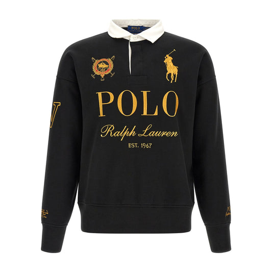 Polo Ralph Lauren Black Cotton Polo Shirt