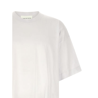 Dries Van Noten White Cotton T-Shirt