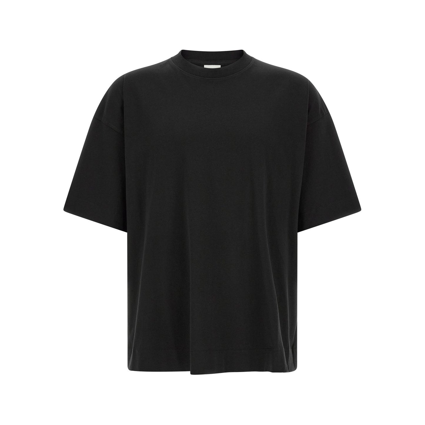 Dries Van Noten Black Cotton T-Shirt