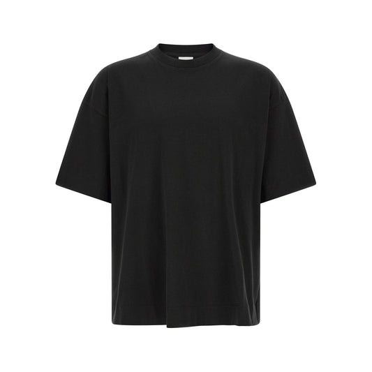 Dries Van Noten Black Cotton T-Shirt